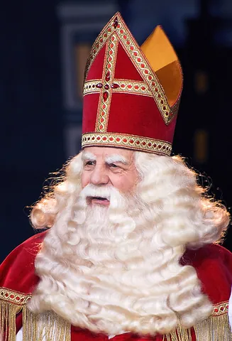 sinterklaas: saint Nicholas in a folkloric incarnation, who (in the Low Countries and other parts of Europe)...
