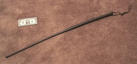 sjambok: a stout whip, especially made of rhinoceros or hippopotamus hide