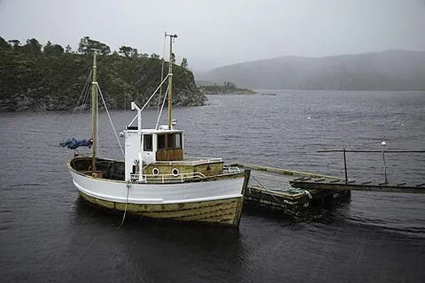 sjark: a Norwegian fishing boat classification, for boats around 10 metres in length, between 25 and 40...