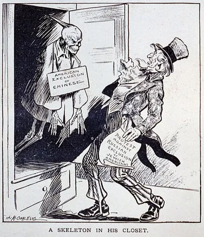 skeleton in the closet: a shameful secret