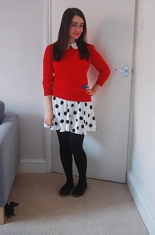 skirted: wearing a skirt