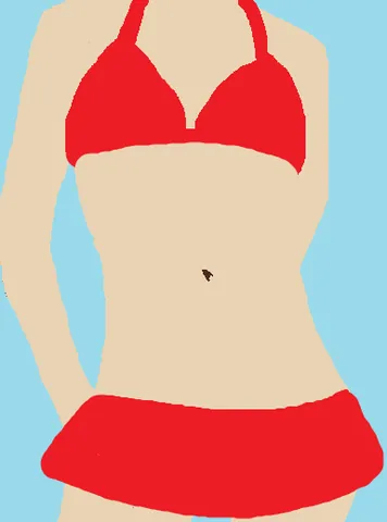 skirtini: a two-piece swimsuit consisting of a bikini or other style top (halter, tank, etc.) and a short,...