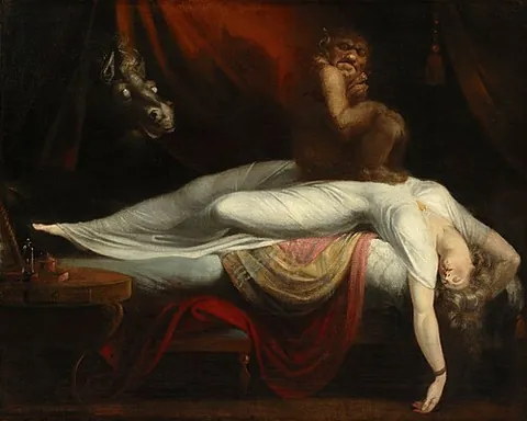 sleep paralysis: the normal paralysis of the body that occurs during REM sleep