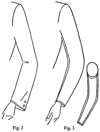 sleeve: the part of a garment that covers the arm