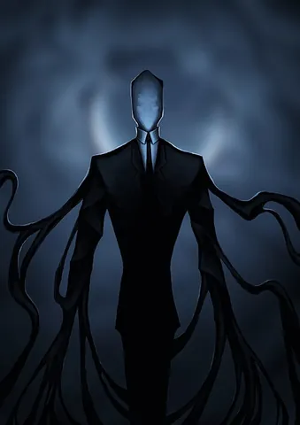 slender man: a fictional, supernatural, and faceless monster characterized as a tall, lanky figure in a black...
