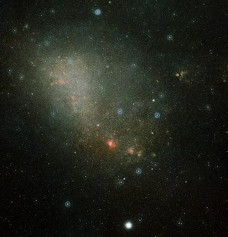 small magellanic cloud: a particular dwarf irregular galaxy, a satellite of Milky Way