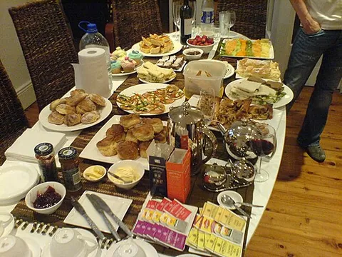 smorgasbord: a Swedish-style buffet comprising a variety of cold sandwiches and other dishes; (by extension) any...
