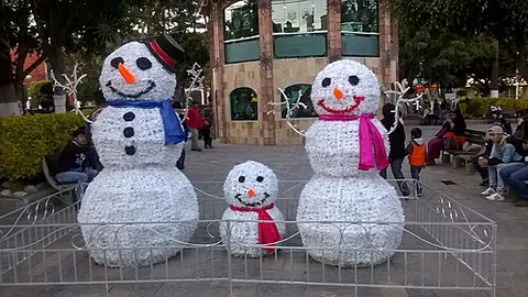snowchild: a visual representation of a child made from snow