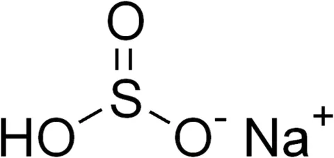 sodium bisulfite: the mono sodium salt of sulfurous acid, NaHSO₃, used as a food preservative and as a reagent in...