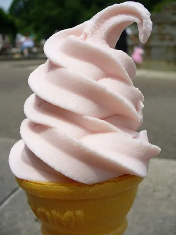 soft serve: a frozen dessert or snack, similar to or considered as ice cream but softer, as a result of air...