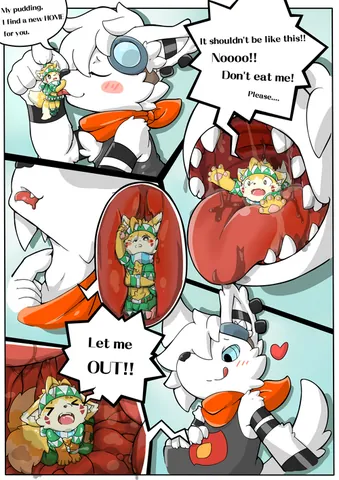 soft vore: a subgenre of vorarephilia in which a character is eaten alive and whole, without chewing. May or...