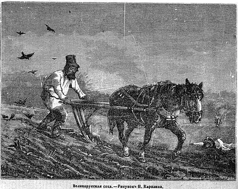 sokha: russian ard (a type of wooden plough with high, horizontal draft-poles and usually two metal-tipped...