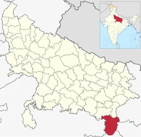 sonbhadra: a district of Mirzapur division, Uttar Pradesh, India. Headquarters: Robertsganj