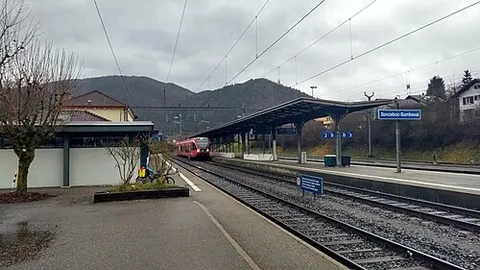 sonceboz-sombeval: a municipality in the Bernese Jura, Bern canton, Switzerland, originally the villages of Sonceboz...