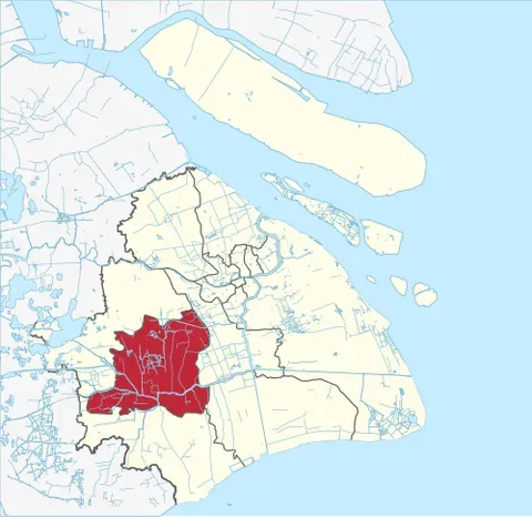 songjiang: a district of Shanghai, China, located along the Grand Canal and formerly the principal city of the...