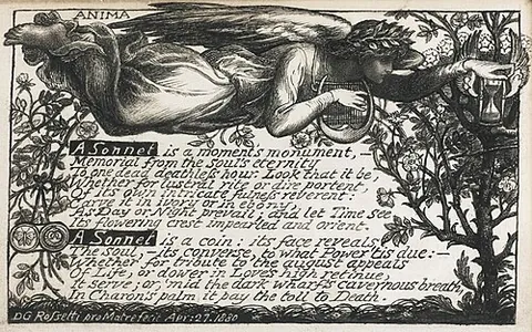 sonnet: a fixed verse form of Italian origin consisting of fourteen lines that are typically five-foot...
