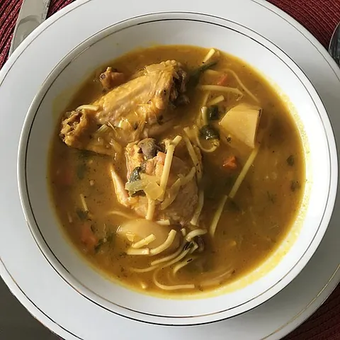 soup joumou: a mildly spiced pumpkin soup originating in Haiti and traditionally consumed on New Year's Day to...