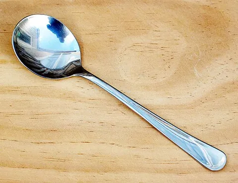 soupspoon: a spoon for eating soup, typically smaller than a tablespoon and larger than a dessert spoon,...