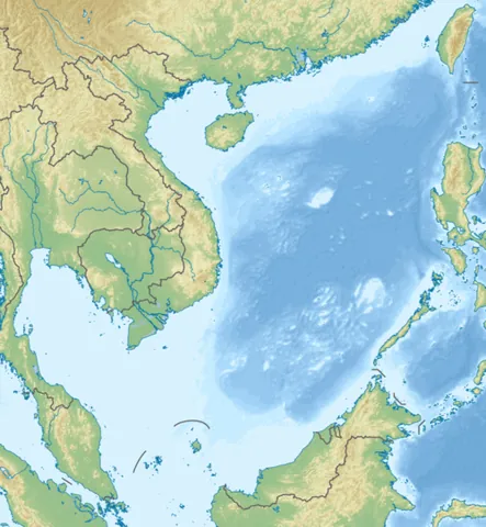 south china sea: a marginal sea of the Western Pacific, on the East coast of Asia. The western arm of the Pacific...