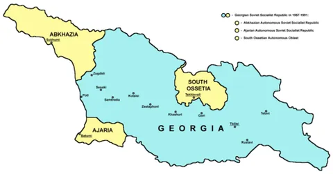 south ossetian autonomous oblast: a former autonomous oblast of Georgian SSR, Soviet Union, existing from 1922 to 1990