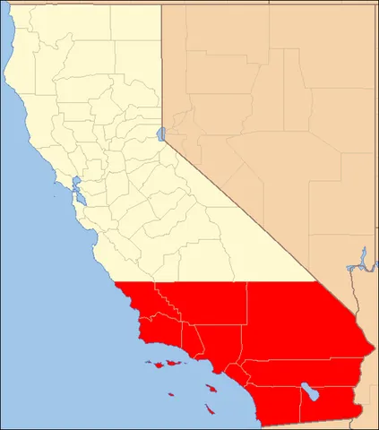 southern california: the southern portion of the state of California, which can include Santa Barbara and is generally...