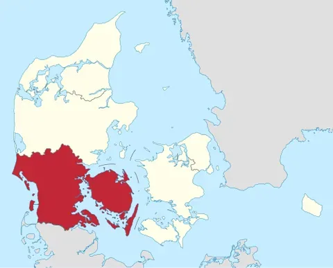 southern denmark: an administrative region in the south of Denmark