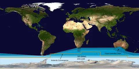 southern ocean: the portion of the World Ocean surrounding Antarctica, variously taken as the waters south of the...