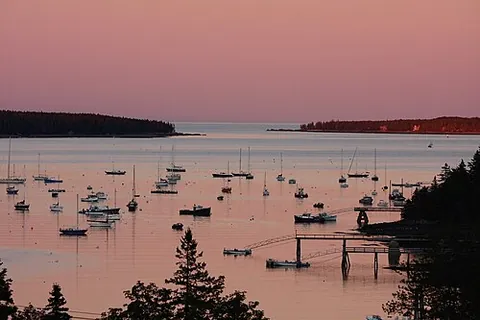 southwest harbor: a town and census-designated place therein, on Mount Desert Island, Hancock County, Maine, United...