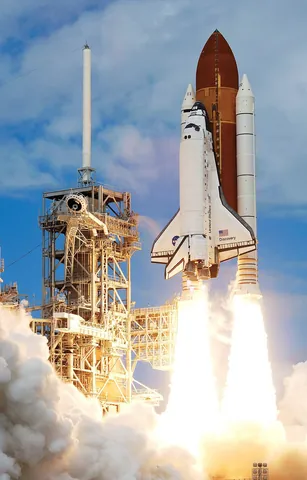 spaceship: a manned vehicle that flies through space