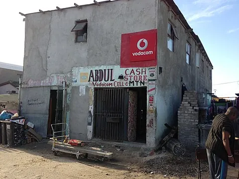 spaza: an informal trading post or convenience store found in townships and remote areas