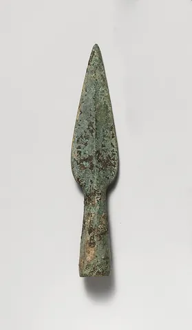 spearhead: the pointed head, or end, of a spear