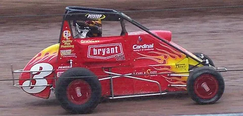 speedcar: in Australia, a race car in a particular class, below sprint car, of open-wheel closed-cockpit...