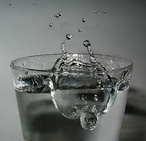splash: the sound made by an object hitting a liquid