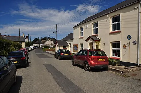 spreyton: a village and civil parish in West Devon district, Devon, England (OS grid ref SX6996)