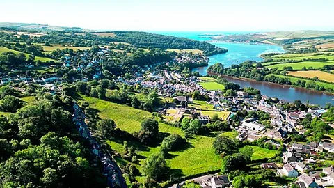 st dogmaels: a village and community in north Pembrokeshire, Wales, across the River Teifi from Cardigan in...
