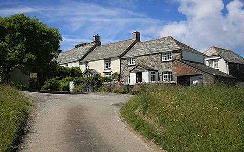 st gennys: a civil parish and small village in north Cornwall, England (OS grid ref SX1497)