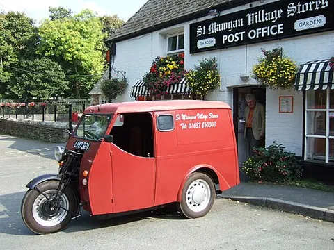 st mawgan: a village in Mawgan-in-Pydar parish, north-east of Newquay, Cornwall, England (OS grid ref SW8765)