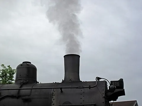 stack talk: the sound made by the exhaust of a steam locomotive