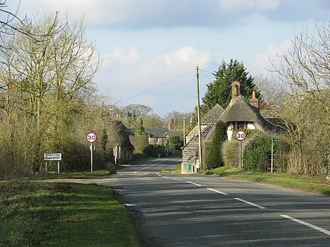 stanton harcourt: a village and civil parish in West Oxfordshire district, Oxfordshire, England (OS grid ref SP4105)