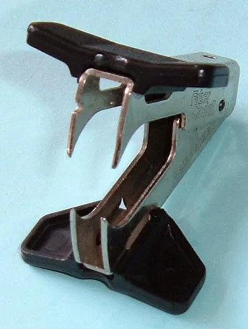 staple puller: a staple remover