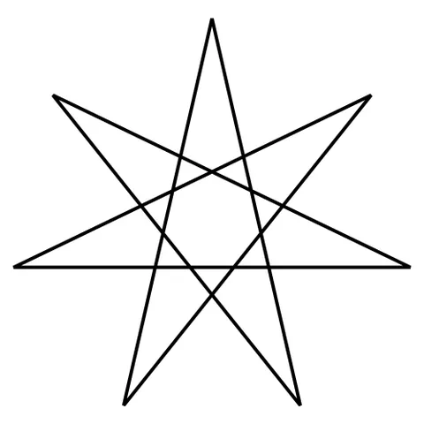 star polygon: a geometric figure formed by connecting, with straight lines, every vertex of a p-sided regular...