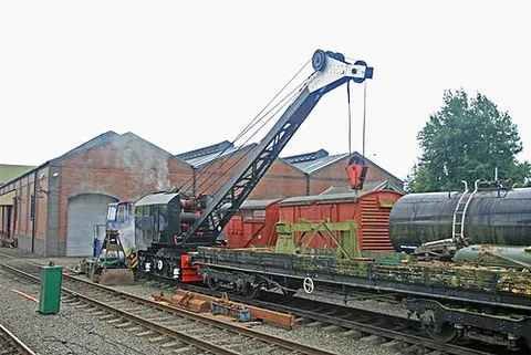 steam crane: a once common but now obsolete type of crane powered by a steam engine, with the steam usually...
