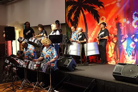 steelband: a band in which all musicians play steelpans