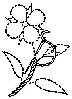 stem stitch: an embroidery stitch, derived from backstitch, in which each stitch overlaps the previous stitch to...