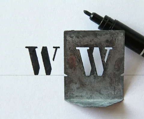 stencil: a thin sheet, either perforated or using some other technique, with which a pattern may be produced...
