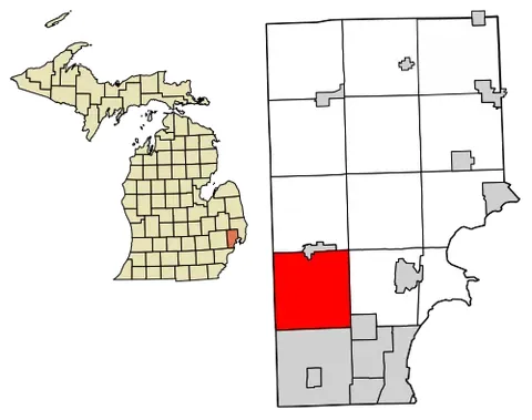 sterling heights: a suburban city of Detroit, Michigan with a population of nearly 130,000