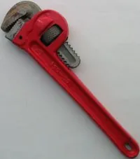 stillson: stillson wrench, pipe wrench, monkey wrench