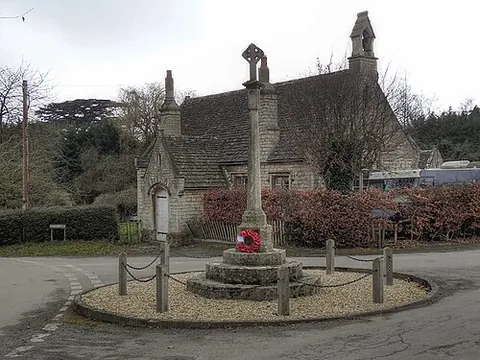stinchcombe: a small village and civil parish in Stroud district, Gloucestershire, England (OS grid ref ST7398)