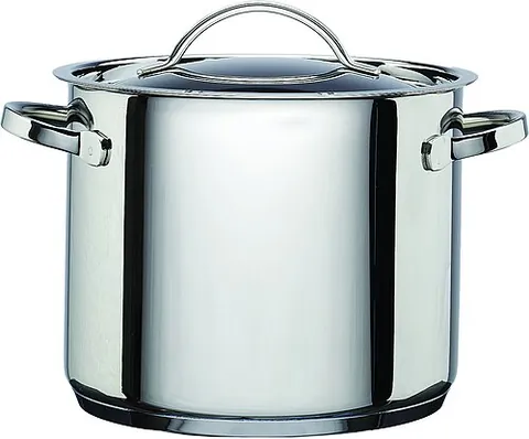 stockpot: a large pot, such as is used for making stock or for cooking large amounts of soup