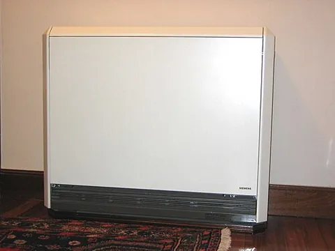 storage heater: an electrical heater which stores thermal energy during the evening or at night when electricity is...